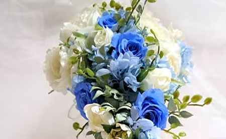 キャスケードブーケ - アーティシャルフラワー プリザードフラワー ブーケ キャスケードブーケ 花 華やか インテリア ご自宅用 ギフトお祝い 贈り物 埼玉県 幸手市