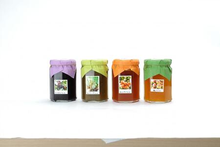 日高市産ルバーブジャムと3種ジャムの詰合せ 