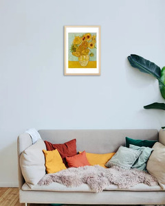 版画 絵画 名画 ひまわり(1888) フィンセント・ファン・ゴッホ S 【11246-0285】