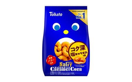 【コク深 塩キャラメル味】東ハト ソルティキャラメルコーン 67g×12個 スナック菓子 濃い味 ピーナッツ 子供 こども おやつ お菓子 FAA-076