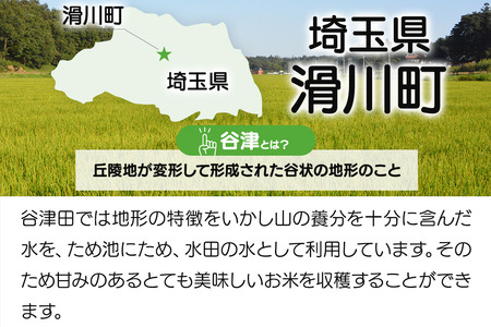 【白米】埼玉県滑川産のお米「谷津田米」5kg 令和6年産 埼玉県認証特別栽培