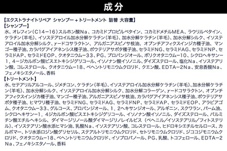 Diane ダイアン パーフェクトビューティー エクストラナイトリペア シャンプー+トリートメント 詰替 大容量 2点セット