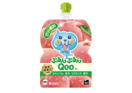 ゼリー ミニッツメイド ぷるんぷるん Qoo もも 125g パウチ 30本 入