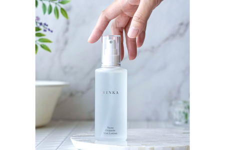 化粧水 ユズ オーガニック ミスト ローション 120mL 1本 RINKA [ABCオーガニック 埼玉県 小川町 296]