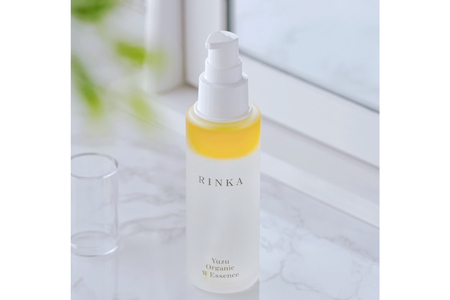 美容液 ユズ オーガニック ダブルエッセンス 60mL 1本 RINKA [ABCオーガニック 埼玉県 小川町 295]