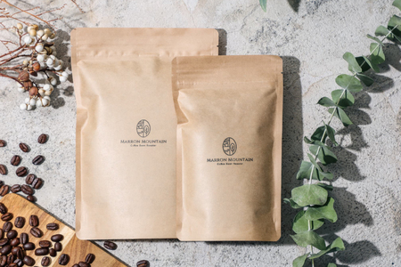 コーヒー マンデリン 豆 200g [MARRON MOUNTAIN 埼玉県 小川町 304]
