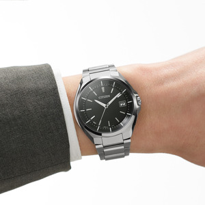CITIZEN 光発電 エコドライブ電波 メンズ 時計アテッサ CB3010-57E