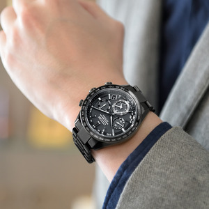 CITIZEN 光発電 エコドライブGPS衛星電波 メンズ 時計アテッサ CC4055-65E