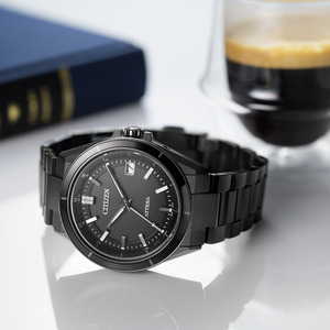 CITIZEN 光発電 エコドライブ電波 メンズ 時計アテッサ CB3035-72E