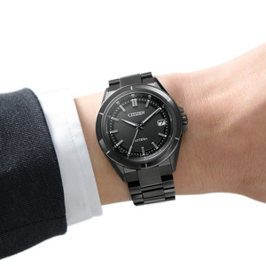 CITIZEN 光発電 エコドライブ電波 メンズ 時計アテッサ CB3035-72E