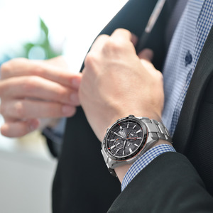 CITIZEN 光発電 エコドライブ電波 メンズ 時計アテッサ AT8189-61E