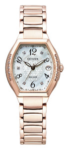 CITIZEN 光発電 エコドライブ電波 レディース 時計 エクシード ES9385-57W