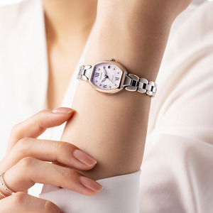 CITIZEN 光発電 エコドライブ電波 レディース 時計 エクシード ES9484-55W