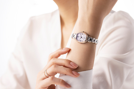 CITIZEN 光発電 エコドライブ電波 レディース 時計 エクシード ES9484-55W