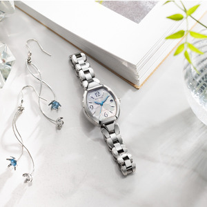 CITIZEN 光発電 エコドライブ電波 レディース 時計 エクシード ES9480-56W