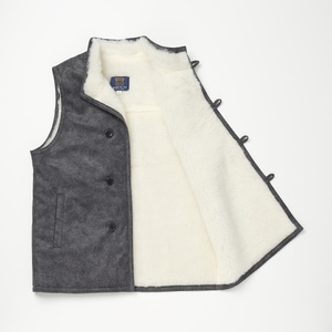 メリノン「羊毛ベスト」男女兼用 Mサイズ／グレー