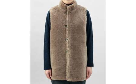 「メリノン」ロングベスト　Lサイズ【洗濯機で丸洗い可！】