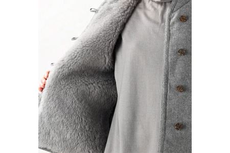 メリノン「やわらかベスト」 Lサイズ／グレー