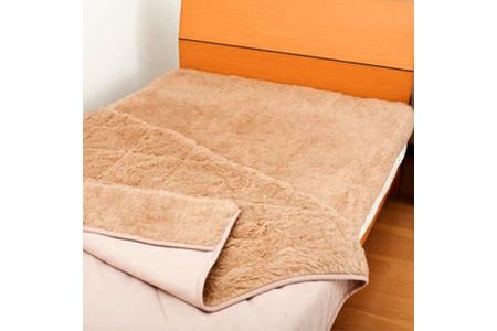 メリノン「ひつじ敷毛布」シングル カラー：ベージュ