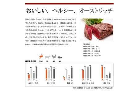 国産オーストリッチ外モモ肉700g【定期便】3か月毎月お届け  [No.097]