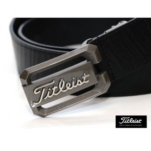 タイトリスト　ツアーバックルベルト　ブラック　紳士用【TAABT231】【1416073】