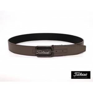 タイトリスト　ツアーバックルベルト　チャコール　紳士用【TAABT231】【1416082】