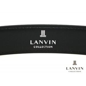 LANVIN　COLLECTION　シュリンクレザーベルト　JLMB3180　紳士用【1478386】