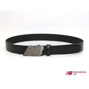 ニューバランスゴルフ ロゴバックルベルト メンズ ブラック 4982002【1486418】