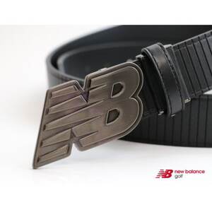 ニューバランスゴルフ ロゴバックルベルト メンズ ブラック 4982002【1486418】