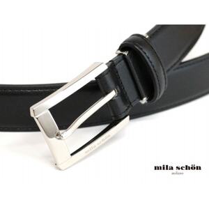 ミラ・ショーン(mila schon)光沢感のあるスムースレザーベルト　紳士用【MSMB4600】【1545718】
