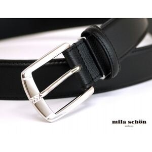 ミラ・ショーン(mila schon)光沢感のあるスムースレザーベルト　紳士用【MSMB4610】【1545719】
