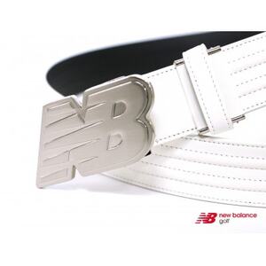 ニューバランスゴルフ ロゴバックルベルト メンズ ホワイト 5982001【1588502】