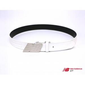 ニューバランスゴルフ ロゴバックルベルト メンズ ホワイト 5982001【1588502】