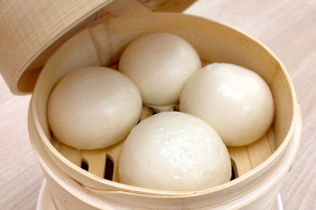 カスタードまん 計200個 (25個×8袋)｜中華料理 点心 中華街 [0689]