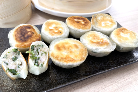 ニラ饅頭 計200個 (50個×4袋)｜中華料理 点心 中華街 [0693]