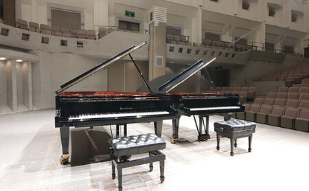 田園ホール・エローラ(松伏町中央公民館ホール)コンサート用ピアノ・スタインウェイD-274コンサートグランド&ベーゼンドルファー290インペリアル 2時間試弾券 体験チケット