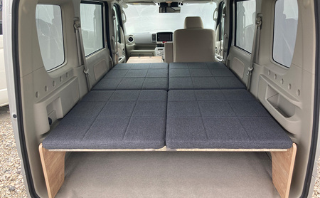 スズキ　エブリィワゴン用ベッドキット　カスタムパーツ ベッドキット 車中泊 アウトドア キャンプ 防災対策 オリジナル 簡単 手軽 快適 松伏町 埼玉