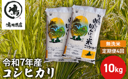 【定期4ヶ月】コシヒカリ 乾式無洗米 10kg（5kg×2）令和7年産 お米 銘柄米 ご飯 おにぎり お弁当 和食 食卓 精米 国産 千葉県産 産地直送 25,550円