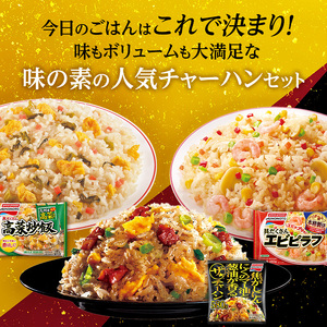 味の素冷凍食品　チャーハン・ピラフ3種　計6袋セットA 冷凍食品 炒飯 冷凍炒飯 エビピラフ 高菜炒飯 ご飯 冷凍 レンジ 電子レンジ 簡単 簡単料理 千葉市 千葉県 イオンリテール