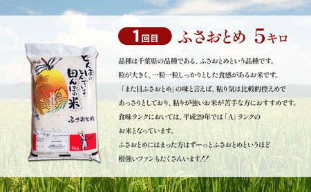 新米　定期　5か月5種　食べ比べ　無洗米5kg  お米 米 コメ こめ ふさおとめ ふさこがね 粒すけ ミルキークィーン コシヒカリ 食べ比べ お取り寄せ 千葉市 千葉県