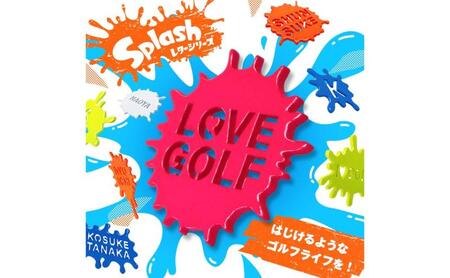 文字入れ蛍光色ゴルフマーカー(Splashレターシリーズ)オリジナルマーカー作成 ゴルフ用品 ギフト プレゼント 記念 おしゃれ ゴルフ好き 千葉市 千葉県 ピンク
