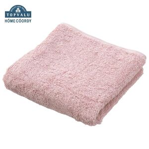 ホームコーディ 肌ざわりが選べるカラータオル フェイスタオル しっかり ピンク×3個