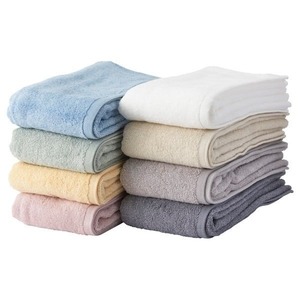 ホームコーディ 肌ざわりが選べるカラータオル 大判バスタオル やわらか ホワイト