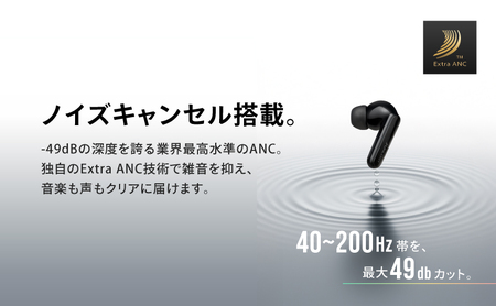FUNLOGY Earbuds / 完全ワイヤレスイヤホン　ブラック　家電 音楽 イヤホン ワイヤレス 急速充電 軽量 低遅延 IPX5防水 防汗 通勤 通学 千葉県 千葉市