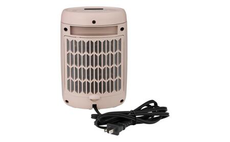 ホームコーディ コンパクトセラミックファンヒーター グレージュ イオンリテール 家電