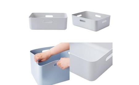 ホームコーディ　やわらか収納ボックスレギュラー浅型　グレー　2個入 イオンリテール 家具
