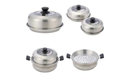 ホームコーディ ステンレス製 ドーム型蒸し器セット 24-26cm イオンリテール 調理 料理