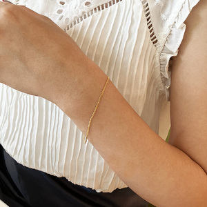 純金 シングル 喜平 18cmブレスレット純金 金 貴金属 ネックレス 装飾 希少 高級 記念 金属