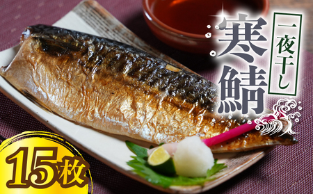 寒鯖 一夜干し 15枚 鯖