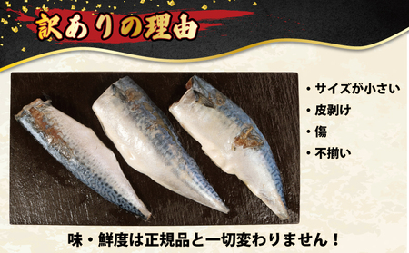 訳あり 国産 無塩さば 約2kg 小サイズ サバ